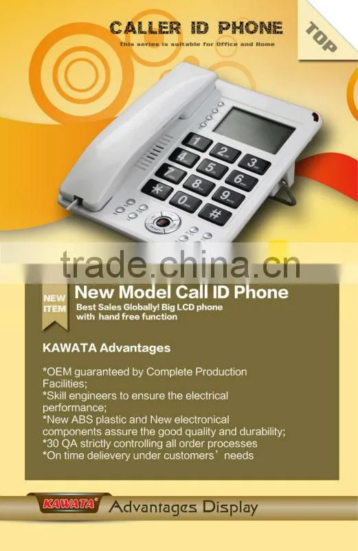 Factory direct remote control handsfree landline telephone set