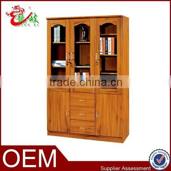 hot sale modern bookcase office furniture wood bookcase file cabinet F03