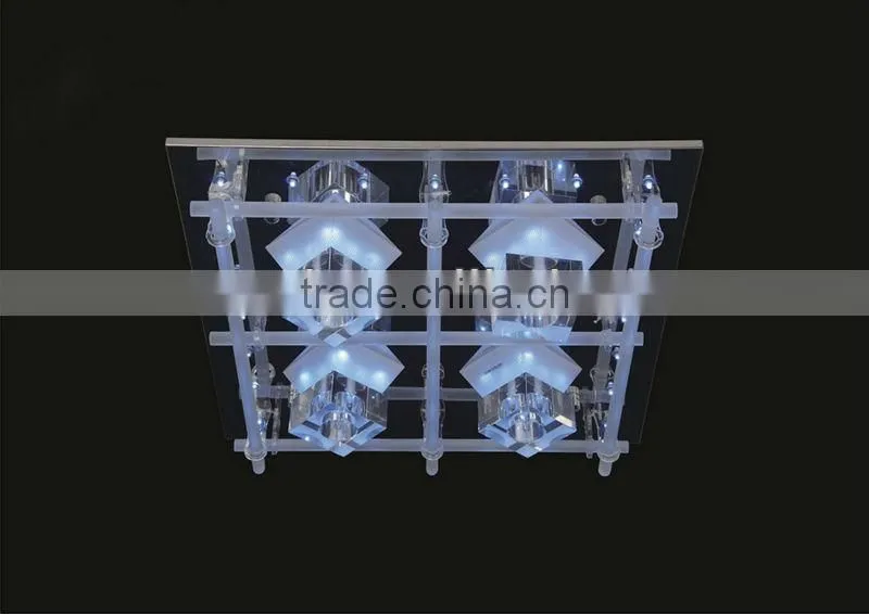 2015 Hot sale large crystal ceiling lamp for hotel modern crystal ceiling lamp MX5202-4Y