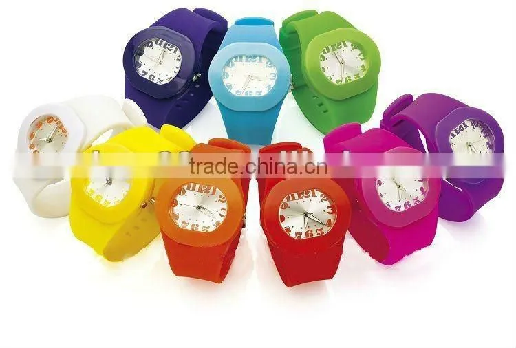 colorful energy silicone waterproof anion watch