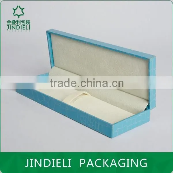 sky blue lanimation paper long necklace jewelry box packaging