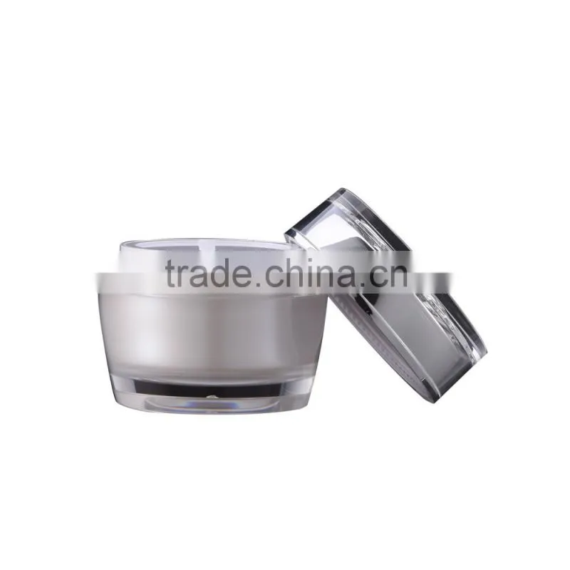Wholesale Empty cosmetic plastic cream jar,cosmetics cream empty jar