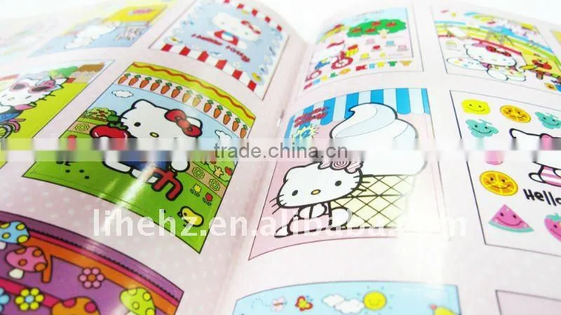 Children sticker book printing