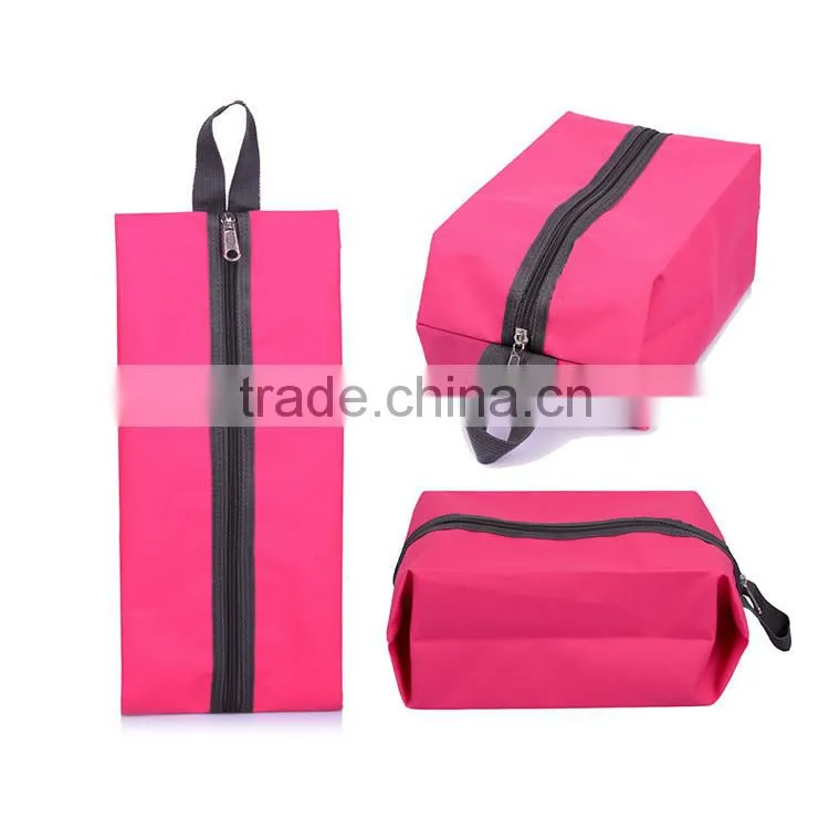Promotional shoes organizer bag polyester travel oranizer shoe bag
