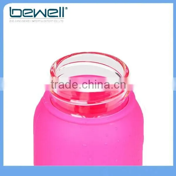 Hot sale printing juice glass bottle