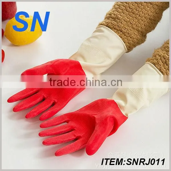 high qualit cheap household wholesale yellow housewife latex gloves