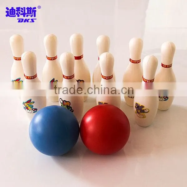Wholesale plastic sports toys bowling with 10 bowling pins