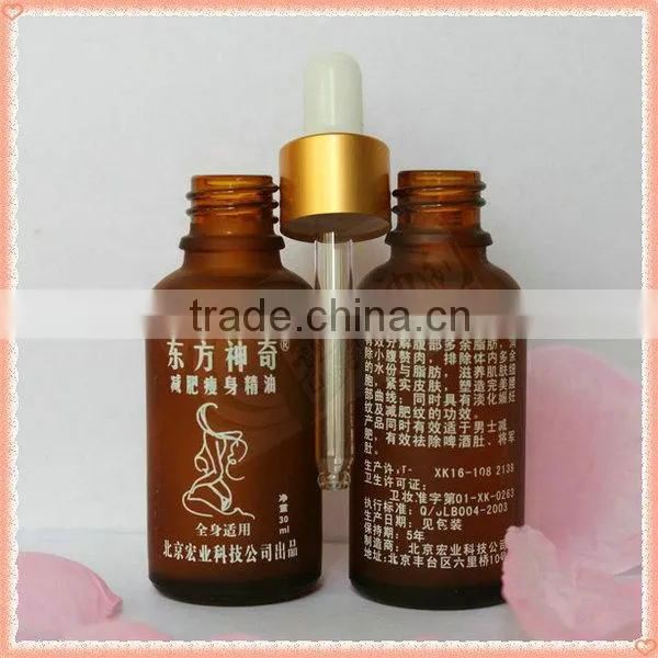 New design!black childproof dropper cap,100ml glass bottle,boston round glass bottle