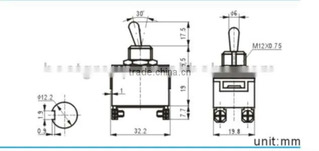 electrical toggle switch KN3(C)-201