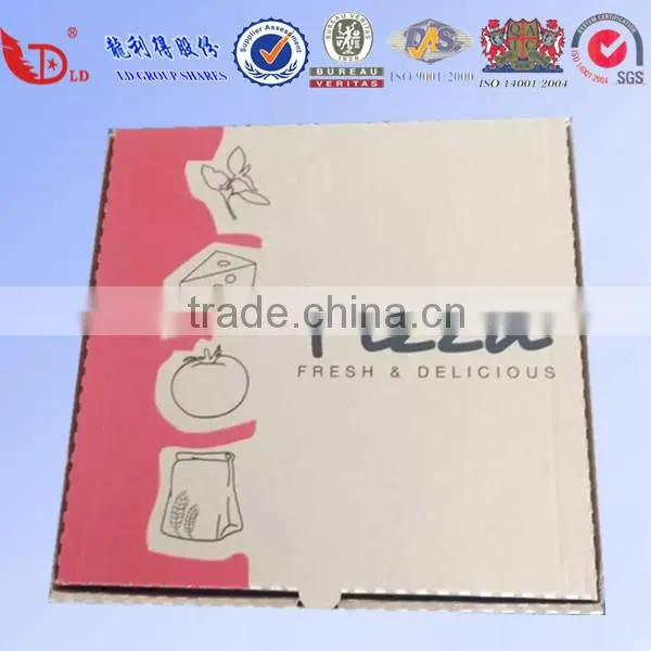 Wholesale custom corrugated pizza box