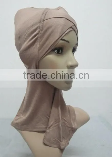 C048 new style double cross ninja inner underscarf,full underscarf to cover neck
