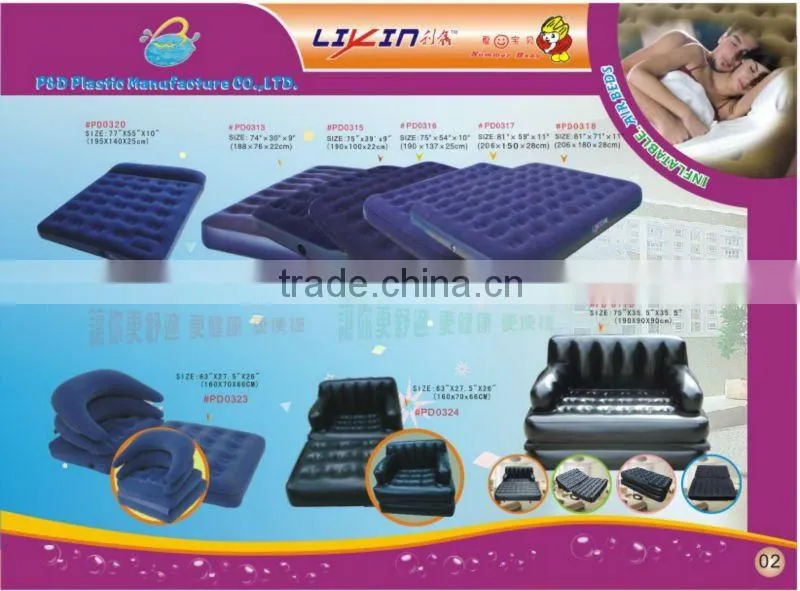 Hot sales inflatable air bed for bedroom furniture