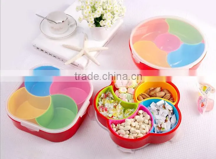 eco colorful plastic snack box