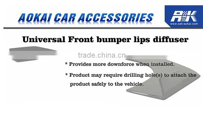 Carbon Fiber Front Lip Spoiler fit for all car