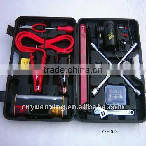 Car repair kit,air blowing plastic box emergency tool