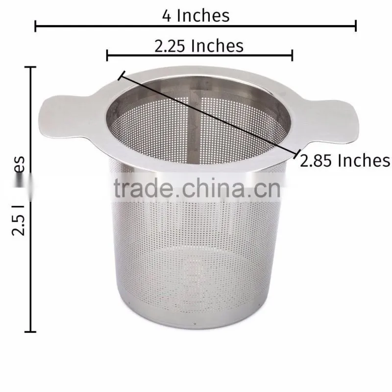 Promotional Gift Green Tea Infuser 304 Stainless Steel Simple Modern Tea Infuser Tea Strainer with Lid