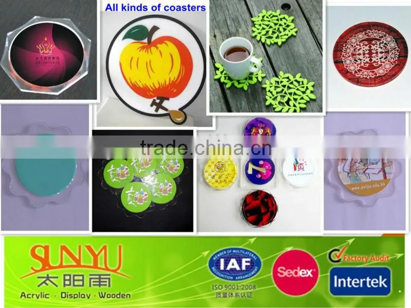 Acrylic Coaster For Beverag Promotion