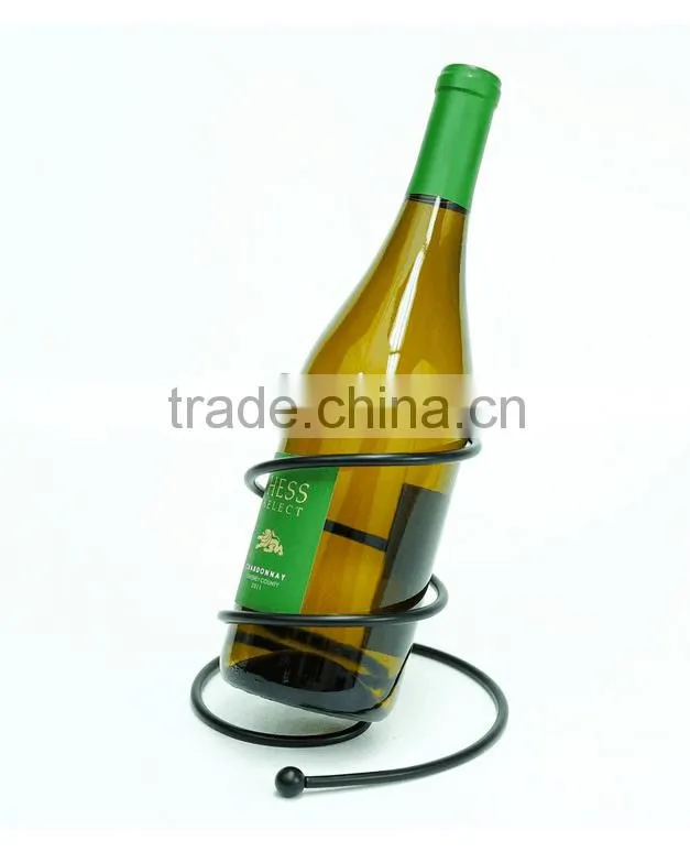 classical eco-friend wholesale metal wine bottle holder