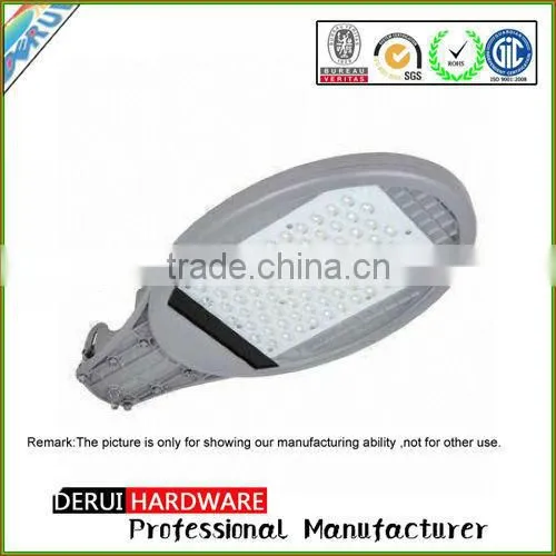 Aluminium street lamp cover shape