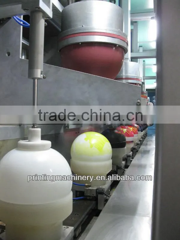 Tampo printing machine for PVC balls