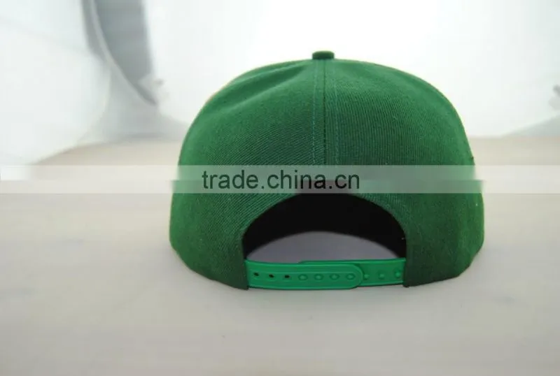 2015 good quality 6panel meal plate arylic snapback caps