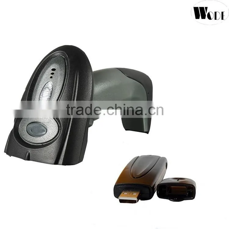 Cheap price 1d wireless barcode reader for the wireless (2.4Ghz) laser barcode scanner