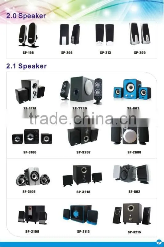 3 (2.1) Channels and Home Theatre,Portable Audio Player,Mobile Phone,Computer Use Speaker