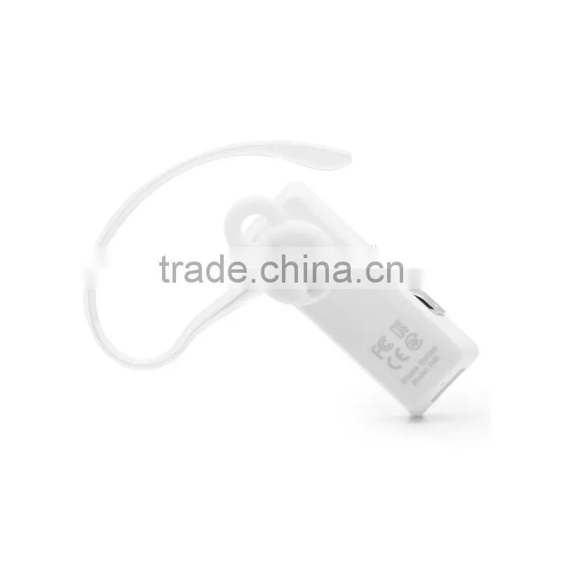 White Mini Bluetooth earphone Detachable Hooks comfortable wearing earphone