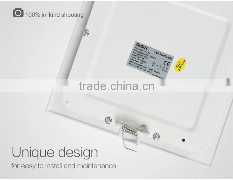 Hotsale 3W/6W/9W/12W/15W/18W/24W Square led ceiling panel light