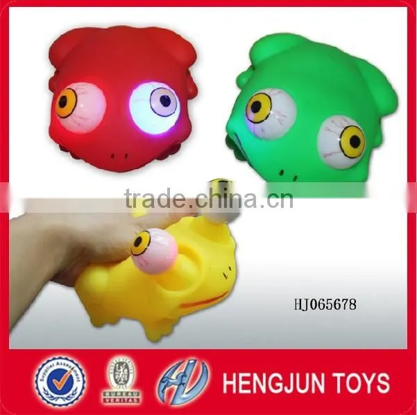 promotion vinyl plastic 6 pcs animal water spray toys
