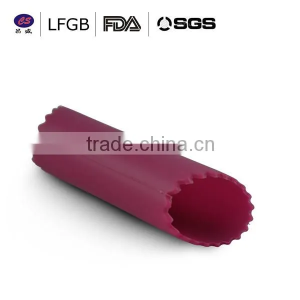 Hot sale with stock high quality silicone Peel the garlic/cooking good helper silicone garlic peeler