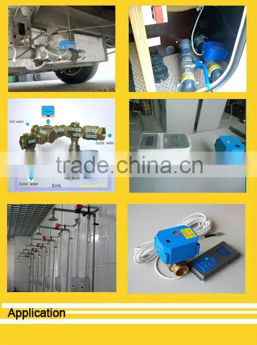 2-way electric operated valve with manual override 3-6V,9-24V, 85-265v for reuse of rainwater system
