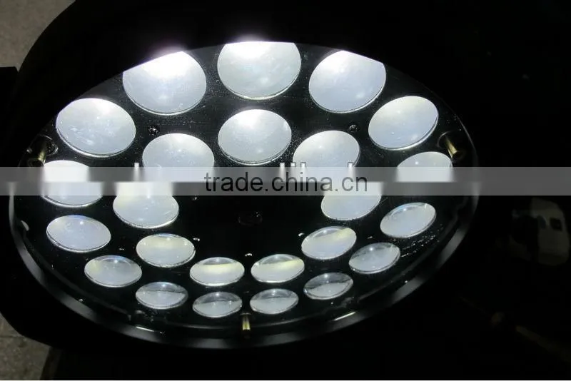 24PCS 15W RGBWA 5 in 1 zoom moving head disco equipment