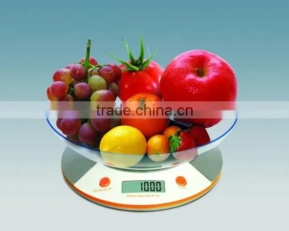 MAX 5KG Electronic Kitchen Scale with LCD Display
