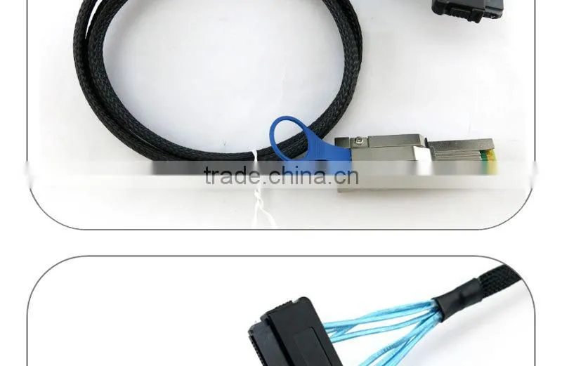1m External Mini SAS 26pin (SFF-8088) Male to Internal Mini SAS 32pin (SFF-8484) female Cable