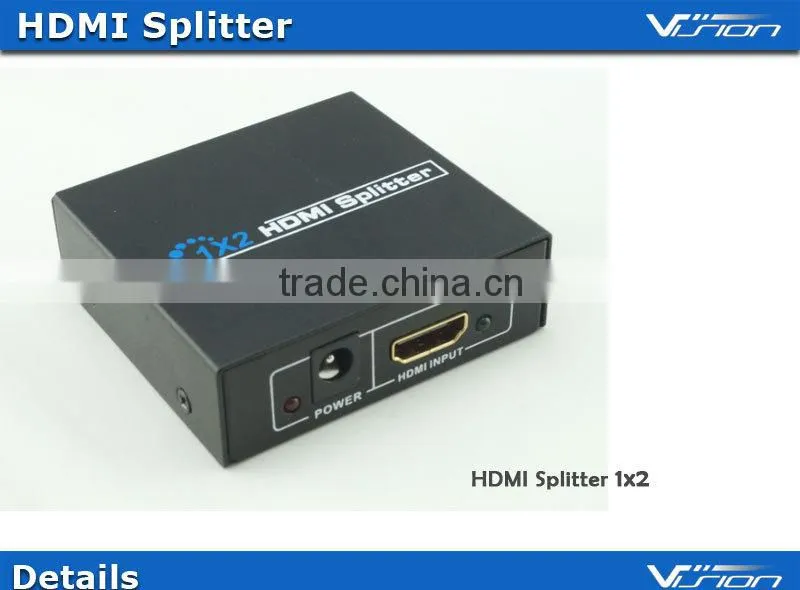 HDMI Splitter Amplifier 1 In to 2 Out Dual Display