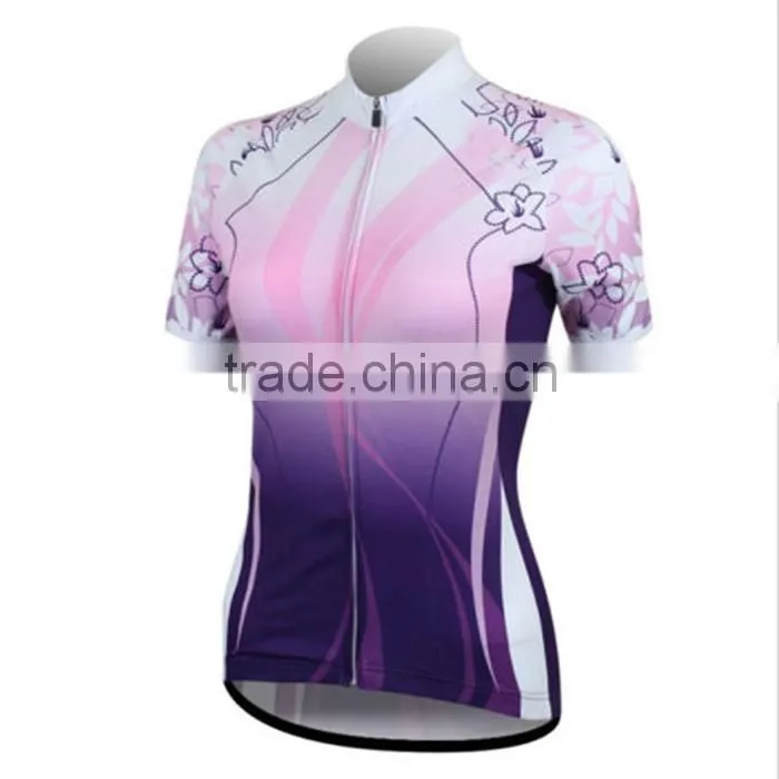 Purple Custom-Made Cycling Shirts Sport Top Wear