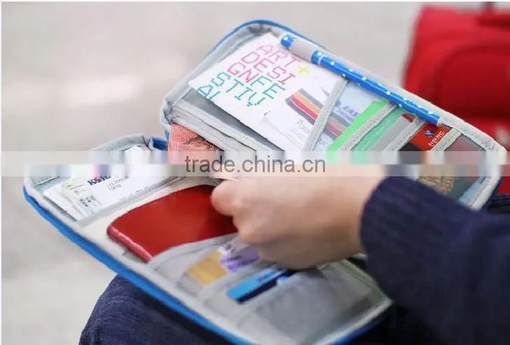 New Travel Passport Holder Ticket Wallet Handbag ID Credit Card Holder
