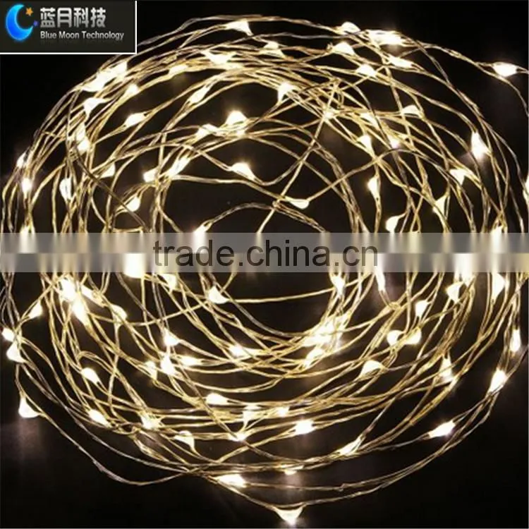 10m 100L copper wire USB operated led string light