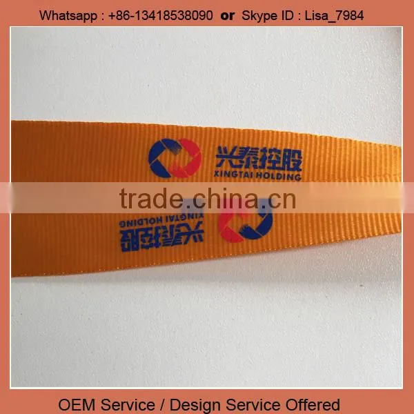 Cheap custom polyester lanyard screen printing lanyards