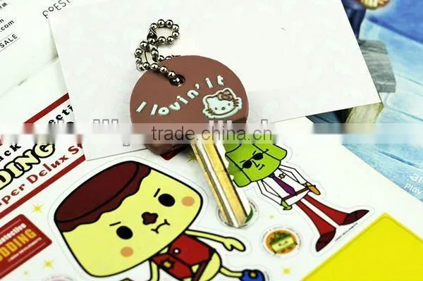 Fashion 3D cartoon animal silicone key holders factory