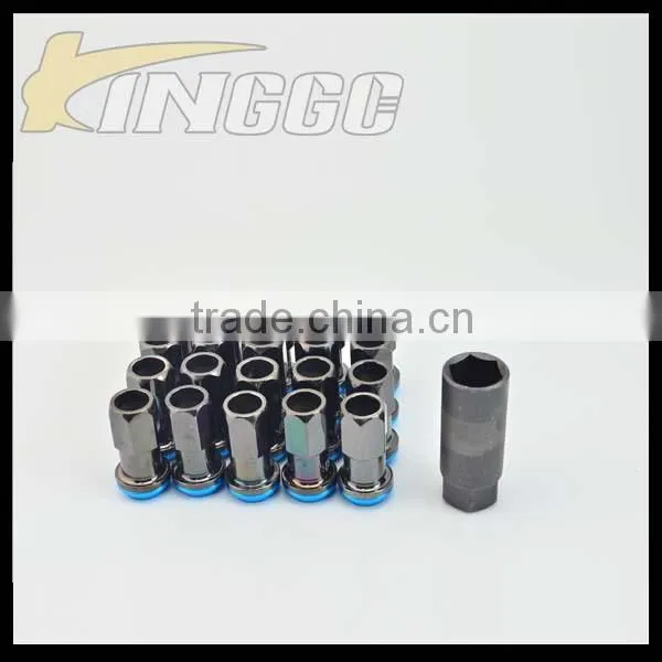 Racing Floating Auto Wheel Lug Nuts Titanium Nuts And Bolts M12XP1.5 and M12XP1.25
