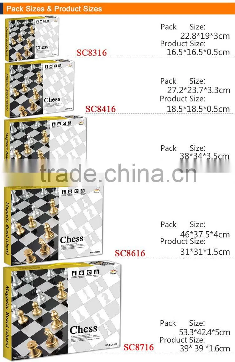 Most popular creative hot sale promotion staunton chess sets