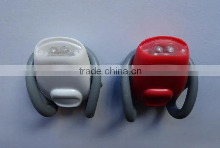 High quality bicycle warning silicone led bike light