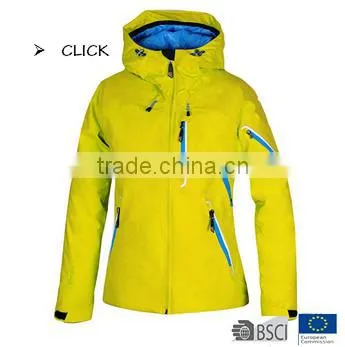 2016 Women Colourful Waterproof Ski Jacket Fuxia