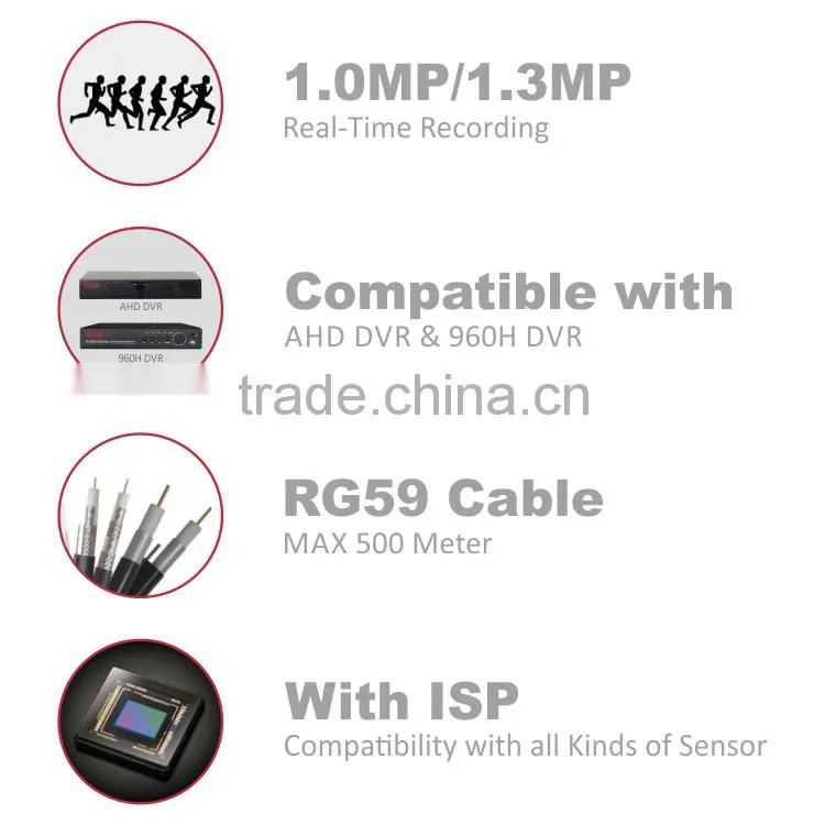 IP66 Waterproof 960P cctv camera system IR camera bullet cctv camera system
