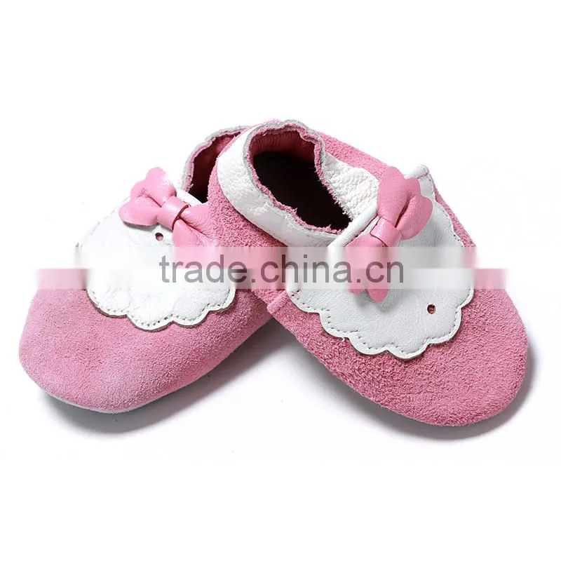 2016 hot sale solid color children shoes PU baby plain shoes