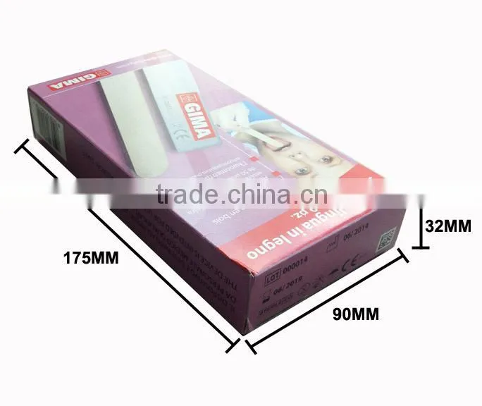 V-GF16-14 50PCS adult disposable sterile medical wooden tongue depressor with paper box