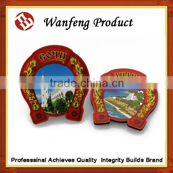 promotional quality OEM souvenir fridge magnet