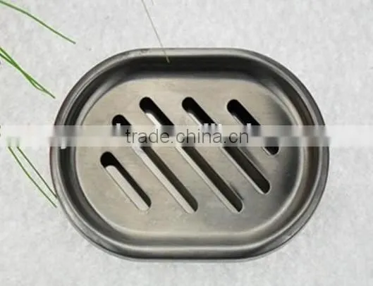 Elegant stainless steel soap dish